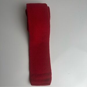 Source Unknown Red Knit Tie